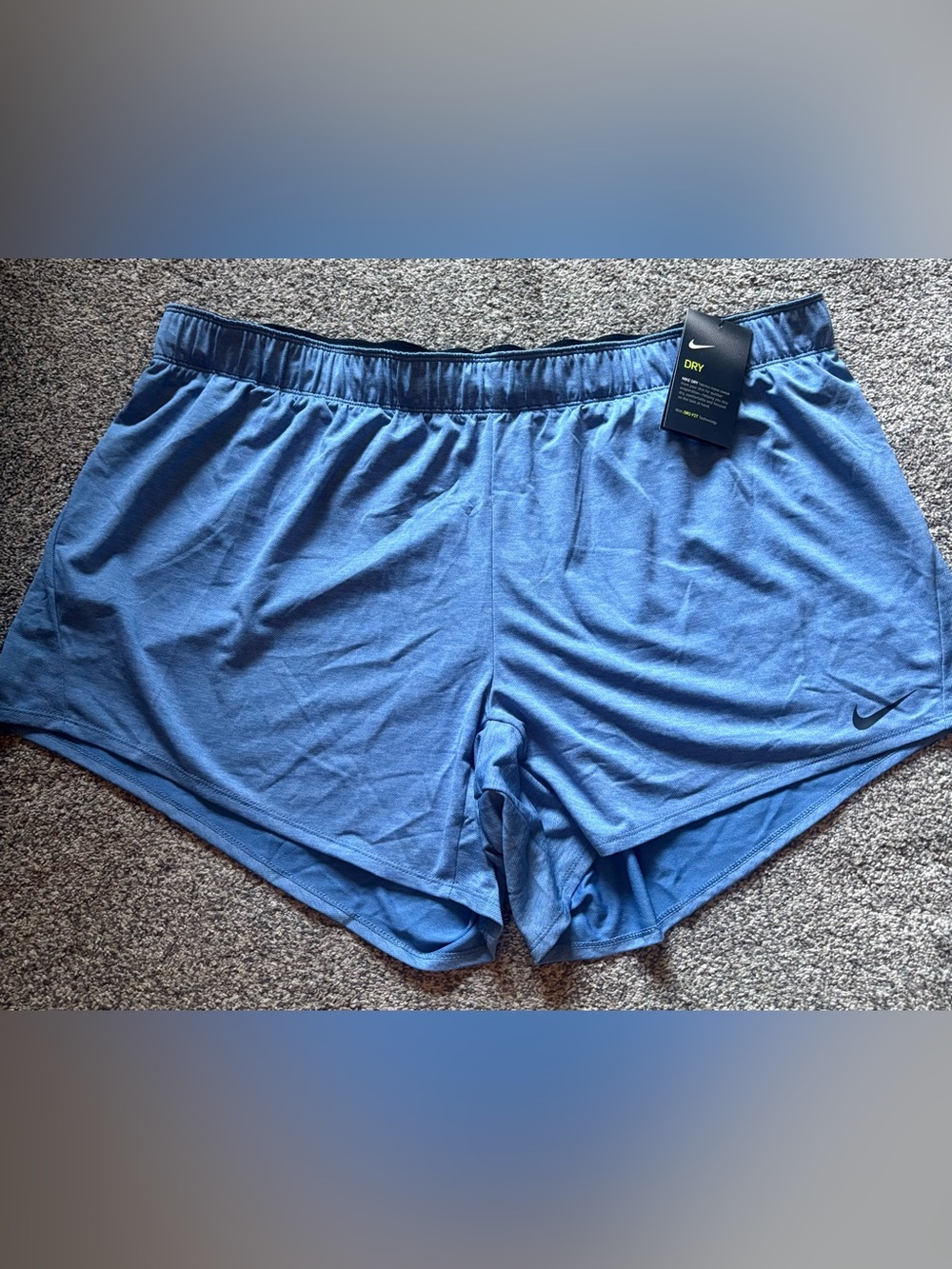 *Brand New* Womens Nike Dri‑Fit Athletic Shorts in Light Blue, Size 2x